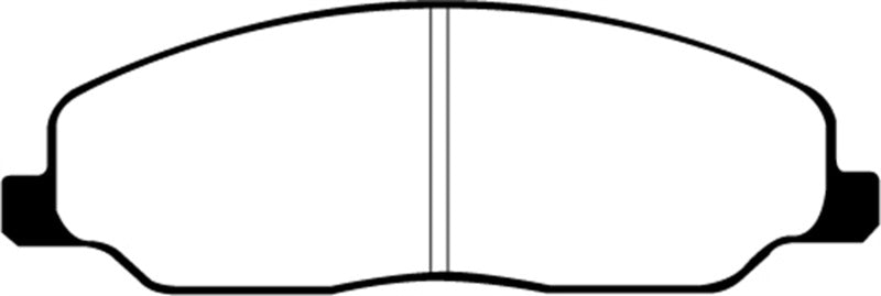 Plaquettes de frein avant EBC 05-10 Ford Mustang 4.0 Redstuff