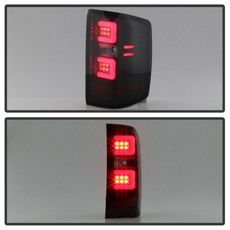 Feux arrière à DEL Spyder Chevy Silverado 16-17 - Fumée noire ALT-YD-CS16-LED-BSM