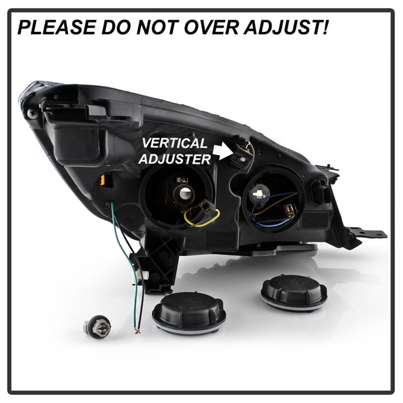 Phares halogènes à barre lumineuse à DEL xTune 13-16 pour Ford Escape - Noir (PRO-JH-FESCA13-LB-BK)