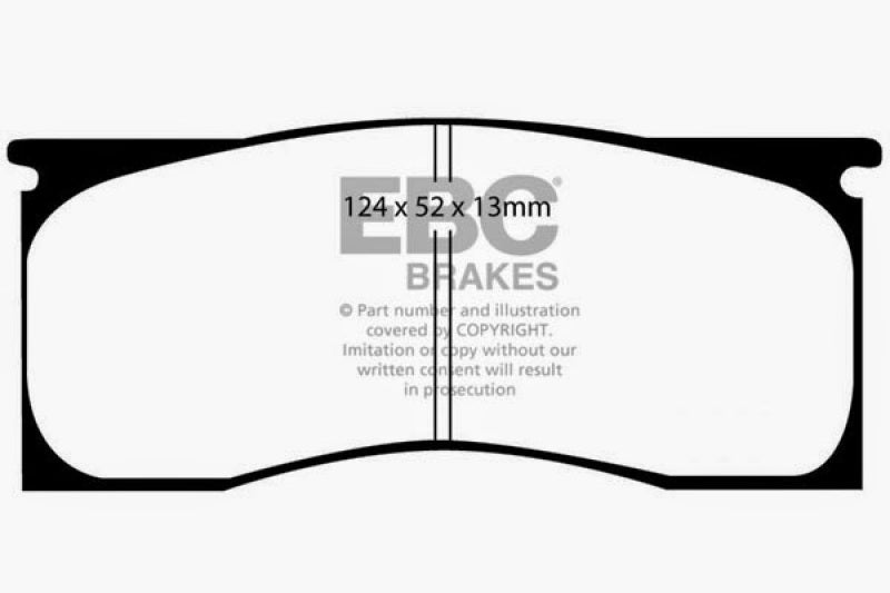 EBC 65-69 Dodge Dart 2.8 Greenstuff Front Brake Pads