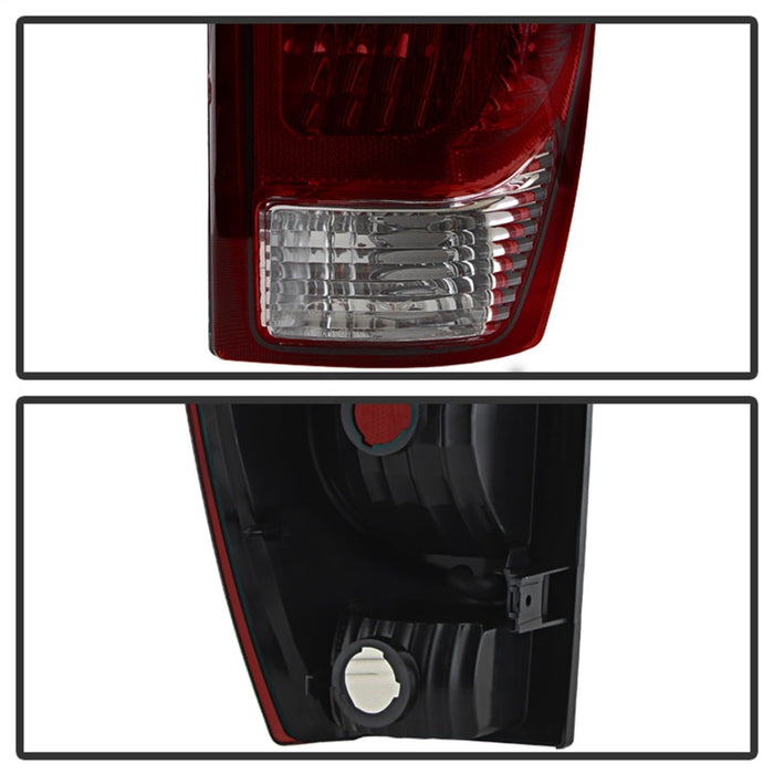 Feux arrière de style OE Xtune Chevy Avalanche 02-06 Rouge fumé ALT-JH-CAVA02-OE-RSM