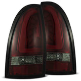 Feux arrière à LED AlphaRex 05-15 Toyota Tacoma PRO-Series Rouge Fumé