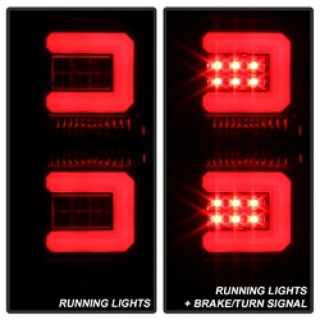 Feux arrière à DEL Spyder Chevy Silverado 16-17 - Fumée noire ALT-YD-CS16-LED-BSM