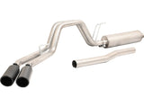 Système d'échappement sport double Cat-Back de 7,3 L de Gibson 20-21 pour Ford F250/F350 3 pouces en acier inoxydable - Black Elite