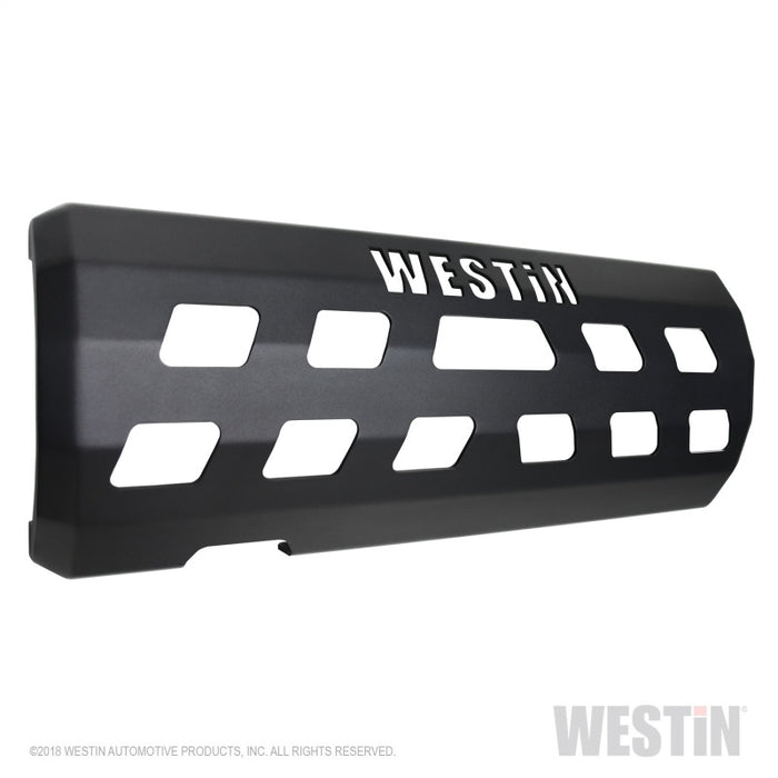 Plaque de protection du silencieux Westin 18-22 Jeep Wrangler JL (sauf 4xe) - Tex. Blk