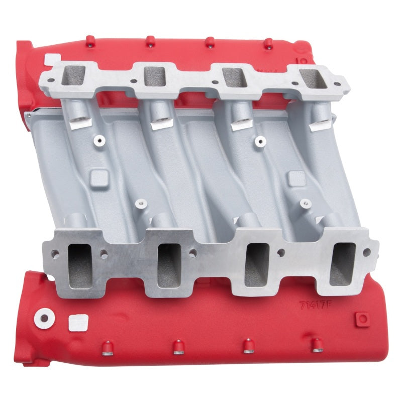 Collecteur Edelbrock Chevy Ls LS3 Cross Ram avec plénums rouges