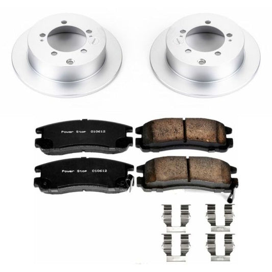 Power Stop 95-05 Chrysler Sebring Rear Z17 Evolution Geomet Coated Brake Kit