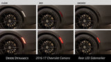 Feux de position latéraux à LED Diode Dynamics 16-21 Chevrolet Camaro - Ambre/- Rouge (ensemble)