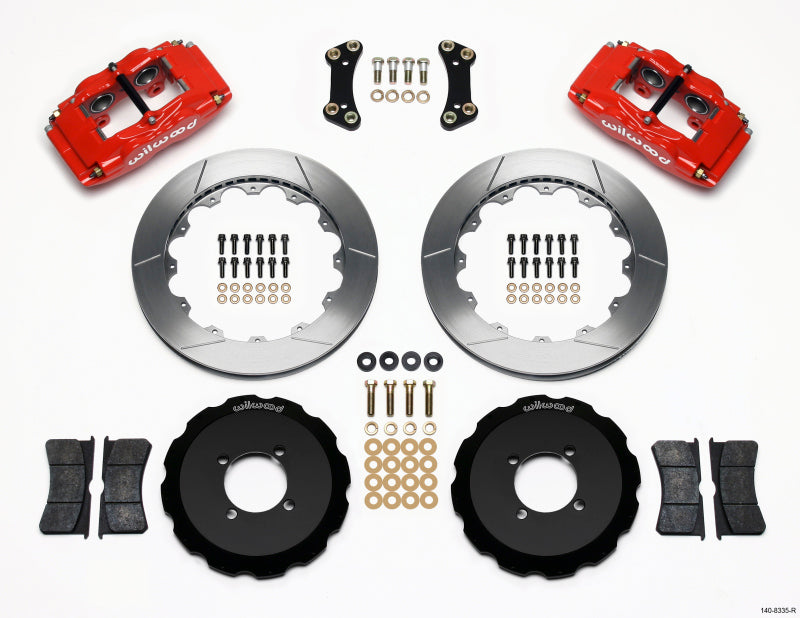 Kit de chapeau avant Wilwood FSLI4 13,00 po rouge 2003-05 Scion xA xB