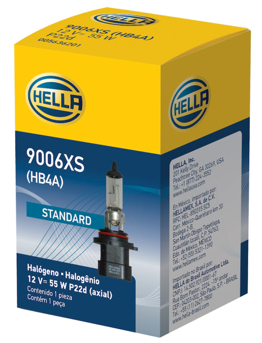 Ampoule Hella 9006XS/HB4A 12V 55W P22d T4