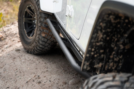 Marchepieds coulissants N-Fab Trail 2020 Jeep Wrangler Gladiator JT 4 portes tous les lits - SRW - Noir texturé
