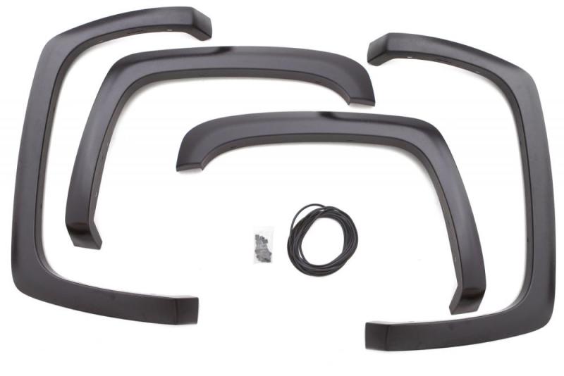 Élargisseurs d'ailes lisses Elite Series de style SX-Sport pour Chevy Silverado 1500 07-13 de Lund - Noir (4 pièces)