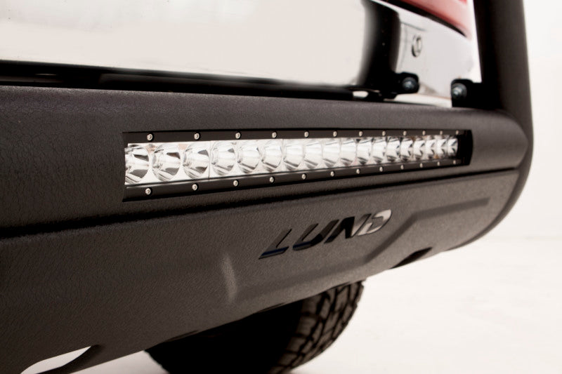 Lund 11-16 Ford F-250 Super Duty Bull Bar w/Light & Wiring - Black