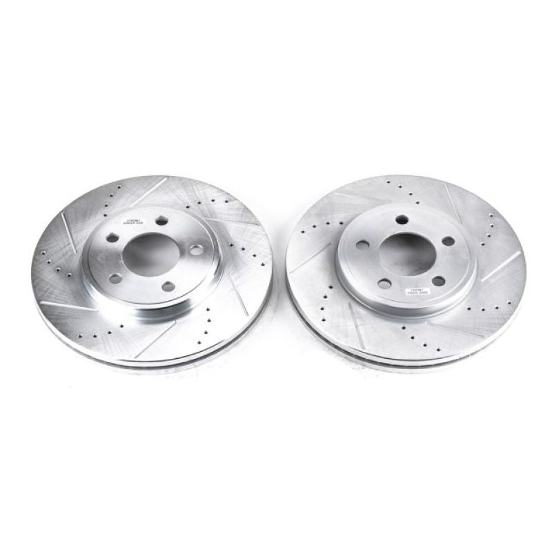 Disques de frein avant Power Stop 03-11 Ford Crown Victoria Evolution percés et fendus - Paire