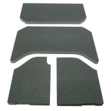 Tapis de protection pour toit de Jeep Wrangler JK 4 portes DEI 07-10 - 4 pièces - Noir