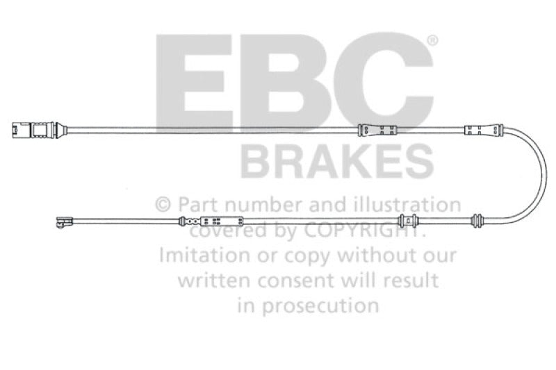 Câbles d'usure arrière EBC 10-15 BMW 740i 3.0TT (F01)