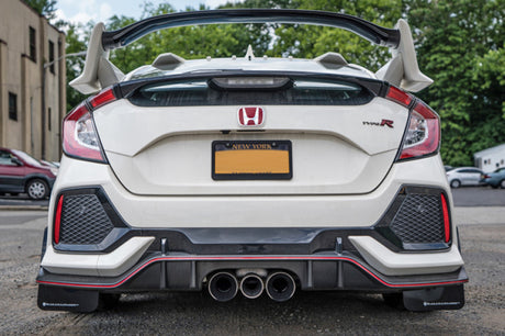 Garde-boue Rally Armor 17-21 Honda Civic Type R noir UR avec logo rouge