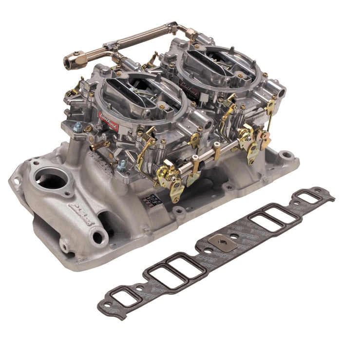 Kit Edelbrock Performer RPM Dual-Quad pour SB-Chevy 1986 et antérieurs