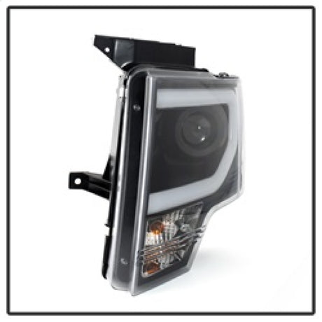 Projecteur Spyder Ford F150 13-14 Fctry Xenon Model-Light Bar DRL Blk PRO-YD-FF15013-LBDRL-HID-BK