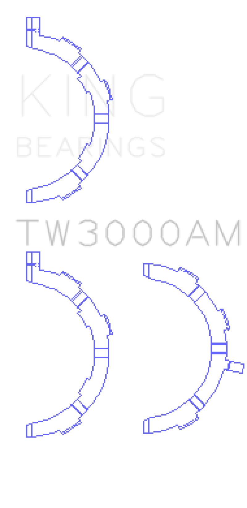 Ensemble de rondelles de butée pour moteur diesel V8 Power Stroke 6,7 L de King Ford