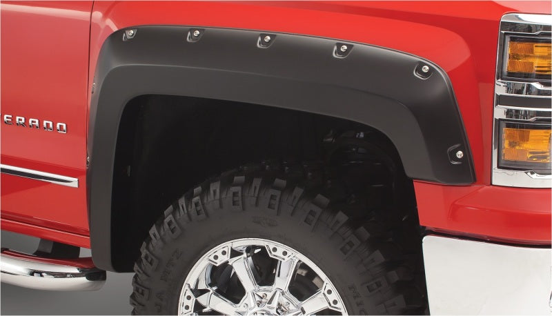 Bushwacker 07-13 Chevy Avalanche Pocket Style Flares 4pc - Noir