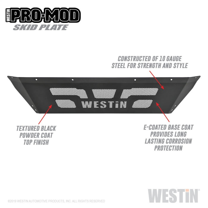 Plaque de protection Pro-Mod Westin 10-19 pour Dodge Ram 2500/3500 (ancien modèle de carrosserie)