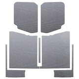 Kit de garniture de pavillon complet pour Jeep Gladiator JT 4 portes DEI 20-22 - 7 pièces - Gris