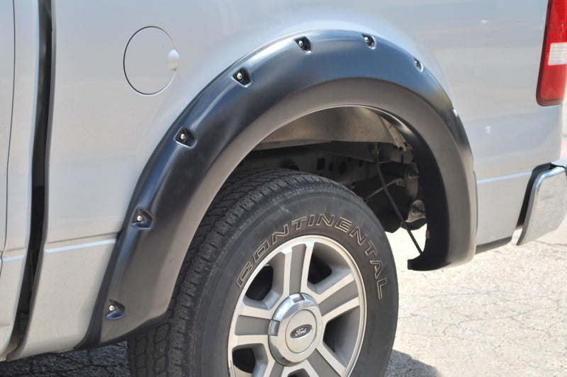 Lund 04-08 Ford F-150 RX-Rivet Style Textured Elite Series Fender Flares - Black (2 Pc.)