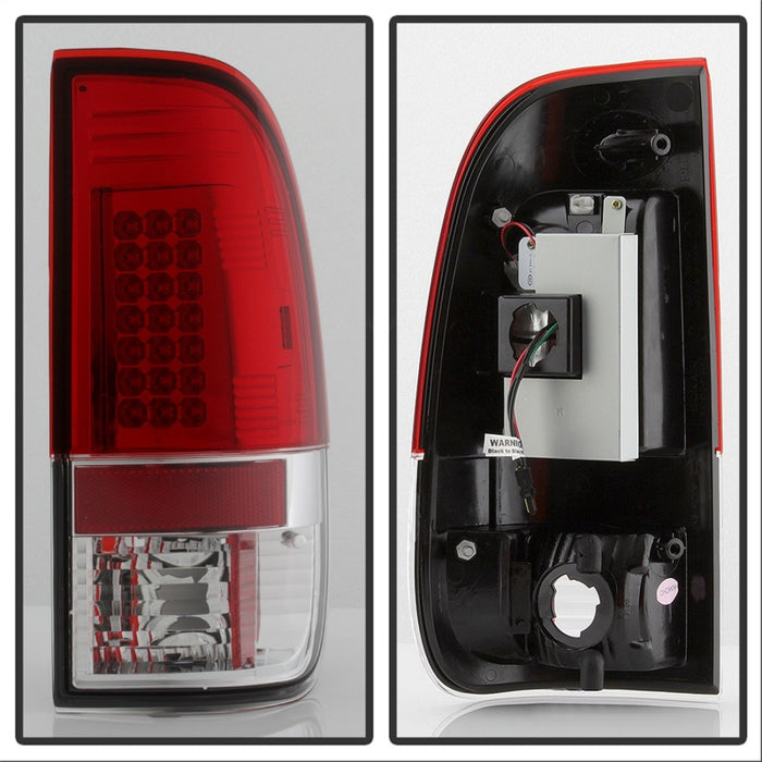 Feux arrière LED Spyder Ford F150 côté 97-03/F250/350 Duty 99-07 Rouge Clair ALT-YD-FF15097-LED-RC