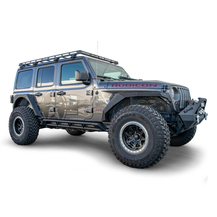 DV8 Offroad 18-21 Jeep Wrangler JL 4-Door Roof Rack