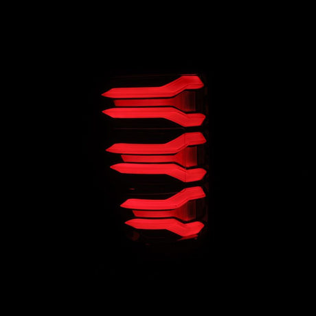 Feux arrière à LED AlphaRex 21-22 Ford F-150 LUXX Noir/Rouge