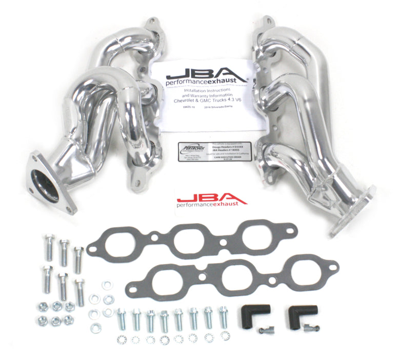 JBA 14-20 GM Truck 4.3L V6 1-5/8in primaire argent Ctd Cat4Ward Header