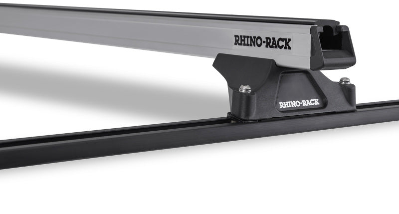 Rhino-Rack 96-01 Ford Explorer 4 Door SUV Heavy Duty RLTP Track Mount 3 Bar Roof Rack - Silver