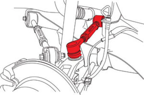 Bras de suspension arrière réglable EZ Arm XR pour Honda Accord 03-07/Acura TSX 04-08 SPC Performance