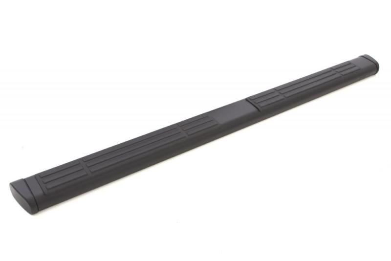 Barres de toit ovales droites noires de 6 po pour Chevrolet Silverado 1500 Crew Cab 07-17 de Lund - Noir