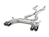 Arrière de catalyseur Akrapovic Evolution Line 15-17 BMW X5M (F85) (titane) avec embouts en carbone