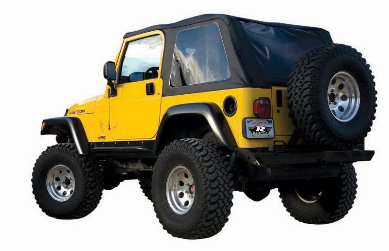 Jeep Wrangler (TJ) Rampage 1997-2006, kit de toit souple sans cadre LJ Unlimited - Black Diamond