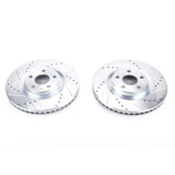 Disques de frein avant Power Stop 15-19 Ford Edge Evolution percés et fendus - Paire