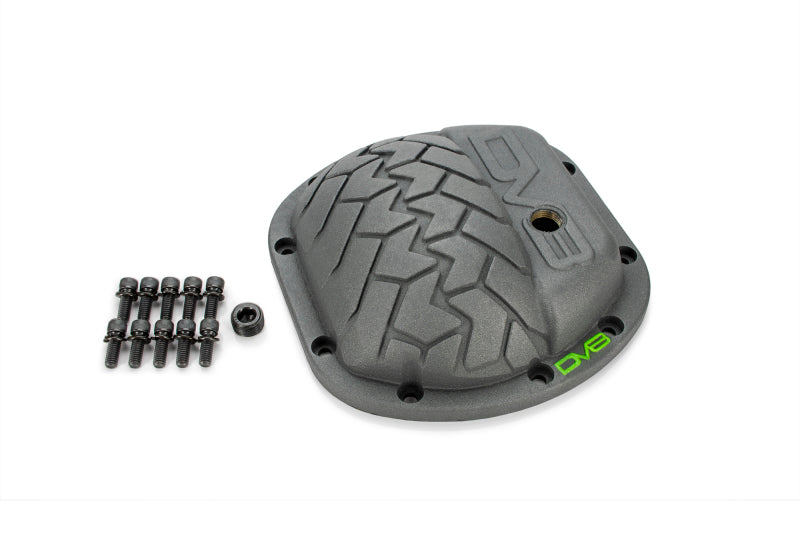 Cache différentiel DV8 Offroad HD Dana 35 en fonte grise avec revêtement en poudre