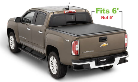 Couvre-caisse à rouleau bas Fleetside de 6 pieds pour Chevy Colorado 15-19 de Tonno Pro