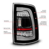 Feux arrière à LED séquentiels ANZO 09-18 Dodge Ram 1500 Noir