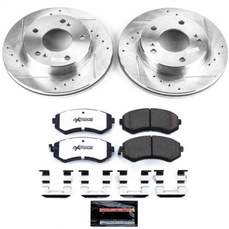 Kit de freins Power Stop 94-96 Nissan 240SX Z26 Street Warrior avant