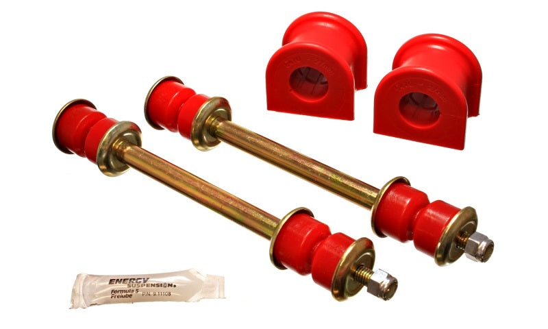 Jeu de bagues de barre stabilisatrice Energy Suspension Ft 27 mm - Rouge