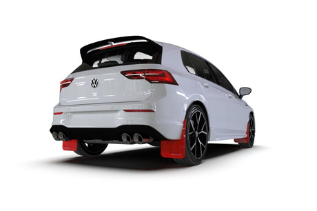 Garde-boue Rally Armor 2022 MK8 Volkswagen Golf GTI/R noir UR avec logo rouge