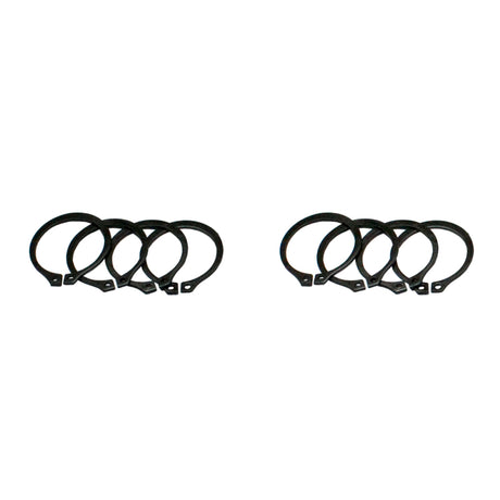 Yukon Gear (4) Anneaux élastiques à cercle complet / Compatible avec joint en U 297X avec essieu de rechange