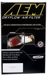 Filtre à air AEM DryFlow - Rond 2,75 po ID x 6,25 po OD x 8,25 po H pour Ford/Volvo 2007-2014