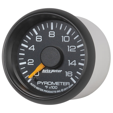 Jauge pyromètre électrique (EGT) Autometer Factory Match GM 2-1/16 po 1 600 degrés