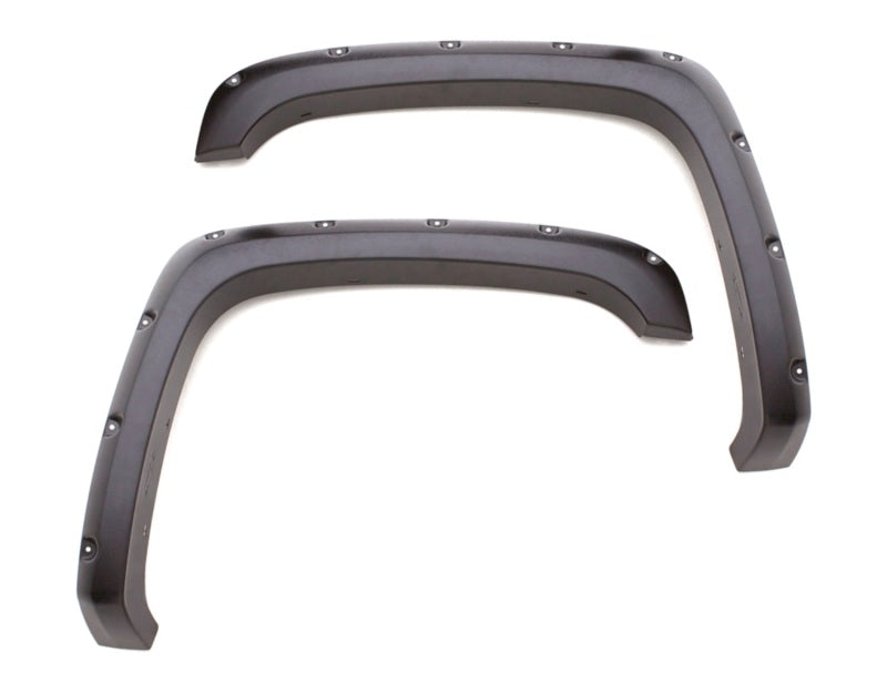 Lund 07-14 GMC Sierra 2500 RX-Rivet Style Textured Elite Series Fender Flares - Black (2 Pc.)