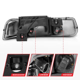 Phares en cristal chromés ANZO 1999-2002 Chevrolet Silverado 1500