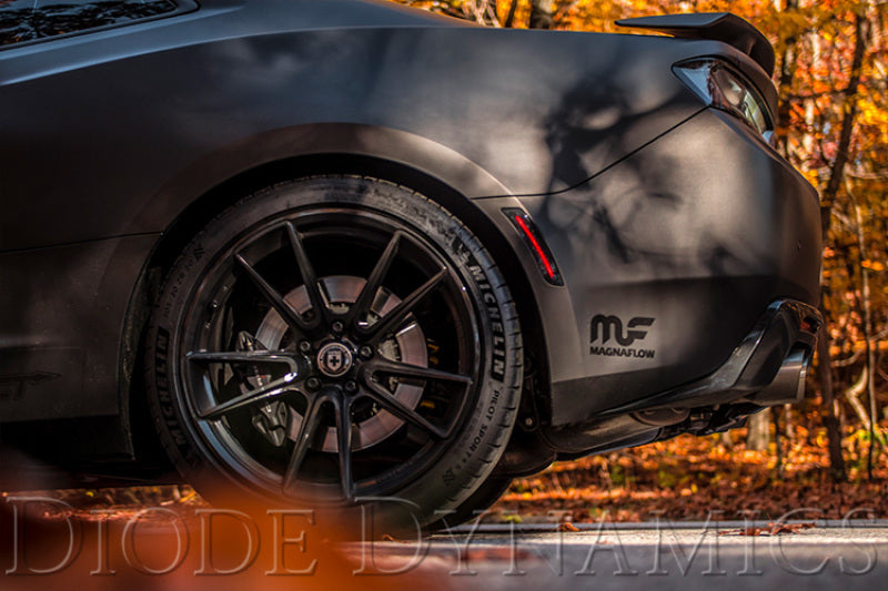 Feux latéraux à LED Diode Dynamics 16-21 Chevrolet Camaro fumés (ensemble)